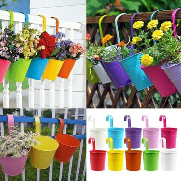 planters & pots candy colors flower metal hanging garden balcony wall vertical hang bucket iron holder basket with removable tin home decor
planters & pots candy colors flower metal hanging garden balcony wall vertical hang bucket iron holder basket with removable tin home decor