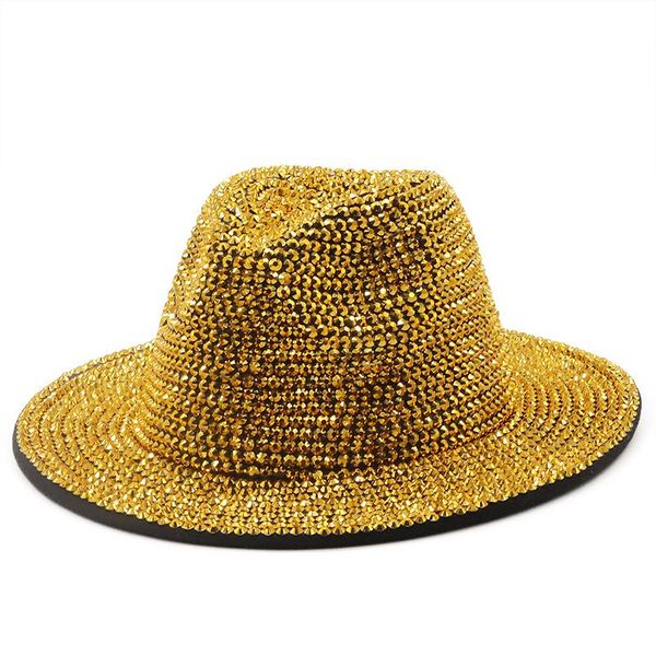 wide brim hats rhinestone fedora hat for women big brimmed with diamond night party beach ladies fashion novel performance, Blue;gray
wide brim hats rhinestone fedora hat for women big brimmed with diamond night party beach ladies fashion novel performance, Blue;gray