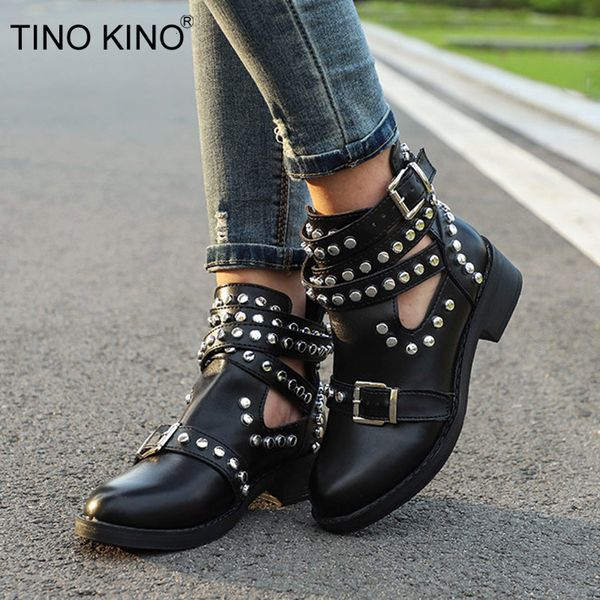 2021 new women rivet ankle boots buckle strap gladiator ladies punk motorcycle short boot womens shoes chunky heels tr62 89f7, Black
2021 new women rivet ankle boots buckle strap gladiator ladies punk motorcycle short boot womens shoes chunky heels tr62 89f7, Black