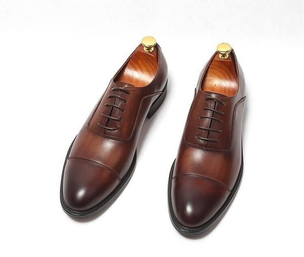 dress shoes winter england style business lace up loafers genuine leather goodyear retro formal wedding party, Black
dress shoes winter england style business lace up loafers genuine leather goodyear retro formal wedding party, Black