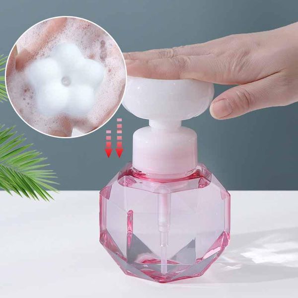 liquid soap dispenser 1pc 300ml petg flower shape foaming pump bottle plastic empty foam clear shower gel storage
liquid soap dispenser 1pc 300ml petg flower shape foaming pump bottle plastic empty foam clear shower gel storage