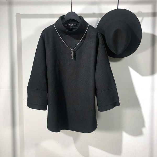 men's hoodies & sweatshirts hoodie autumn winter dark high collar personality false two pieces of joint design british fashion trend, Black
men's hoodies & sweatshirts hoodie autumn winter dark high collar personality false two pieces of joint design british fashion trend, Black