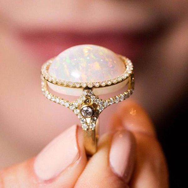 cluster rings elegant design gold opal ring romantic sweet female jewelry plate serpentine wholesale wedding engagement, Golden;silver
cluster rings elegant design gold opal ring romantic sweet female jewelry plate serpentine wholesale wedding engagement, Golden;silver