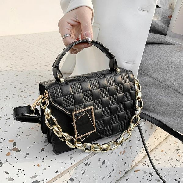 evening bags elegant square chain women shoulder bag pu leather plaid female messenger luxury handbags designer
evening bags elegant square chain women shoulder bag pu leather plaid female messenger luxury handbags designer