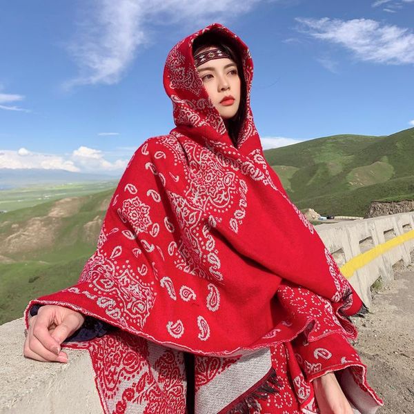 scarves large shawl european and american cshew thickened cloak split 2021 autumn winter double-sided long scarf women, Blue;gray
scarves large shawl european and american cshew thickened cloak split 2021 autumn winter double-sided long scarf women, Blue;gray