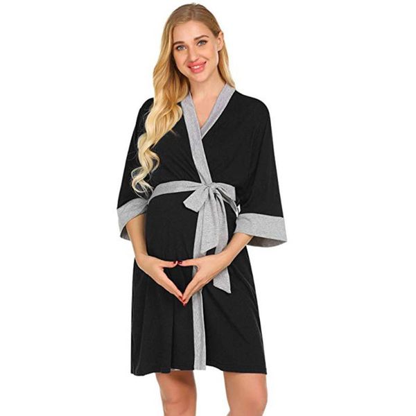 maternity dresses pregnant woman pajamas women nusring sleeve breastfeeding splicing nightwear dress pijama, White
maternity dresses pregnant woman pajamas women nusring sleeve breastfeeding splicing nightwear dress pijama, White