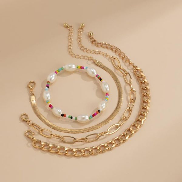 charm bracelets bohemian ethnic hamdmade multicolor bracelet sets for women fashion letters love pearl beads couples boho jewelry, Golden;silver
charm bracelets bohemian ethnic hamdmade multicolor bracelet sets for women fashion letters love pearl beads couples boho jewelry, Golden;silver