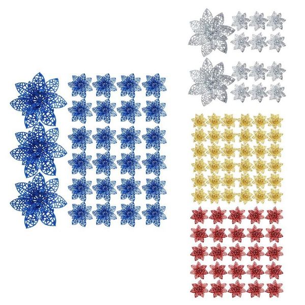 50 pieces glitter christmas tree ornaments artificial wedding christmas poinsettia flowers for decoration
50 pieces glitter christmas tree ornaments artificial wedding christmas poinsettia flowers for decoration