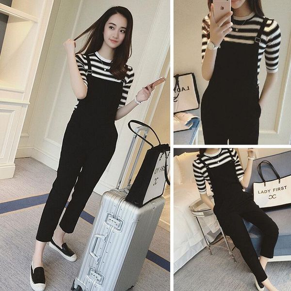 women's jumpsuits & rompers 2pcs summer women casual slim pocket jumpsuit sleeveless backless playsuit trousers overalls romper for bla, Black;white
women's jumpsuits & rompers 2pcs summer women casual slim pocket jumpsuit sleeveless backless playsuit trousers overalls romper for bla, Black;white