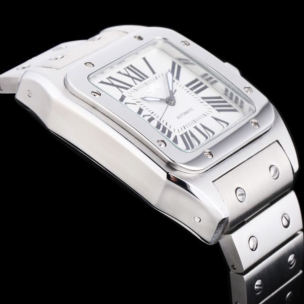 luxury 100xl big dial s wristwatches stainless steel strap silver dial automatic machanical men watch 35mm mens watches, Slivery;brown
luxury 100xl big dial s wristwatches stainless steel strap silver dial automatic machanical men watch 35mm mens watches, Slivery;brown