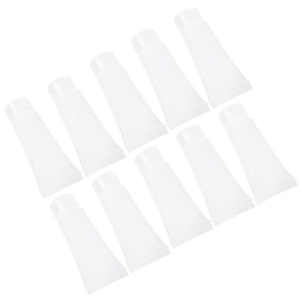 storage bottles & jars 30pcs 10ml refillable bottle travel squeeze container with cap for shampoo facial cleanser toner hand cream body