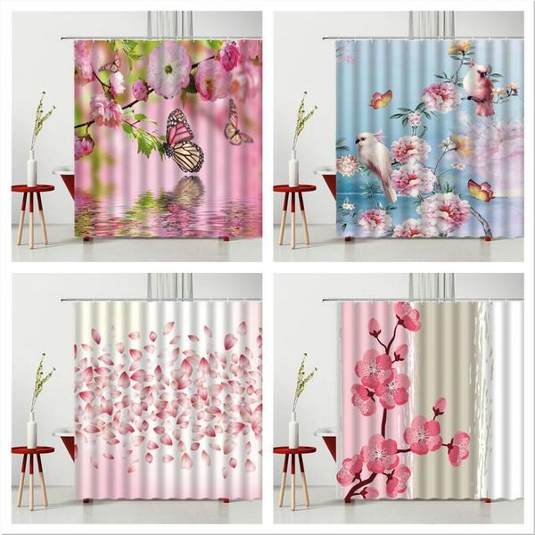 shower curtains flower curtain set pink colorful butterfly bird home bathroom bathtub decoration waterproof polyester fabric
shower curtains flower curtain set pink colorful butterfly bird home bathroom bathtub decoration waterproof polyester fabric