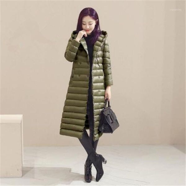 down jackets women hooded new autumn winter x-long plus size double breasted slim loose solid female down coats1, Black
down jackets women hooded new autumn winter x-long plus size double breasted slim loose solid female down coats1, Black