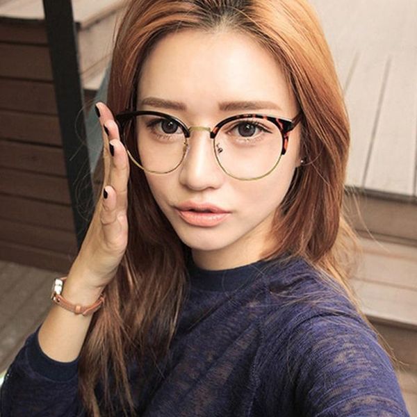 fashion sunglasses frames retro metal half frame glasses computer gaming women flat mirror men improve comfort cat eye eyeglasses, Black
fashion sunglasses frames retro metal half frame glasses computer gaming women flat mirror men improve comfort cat eye eyeglasses, Black