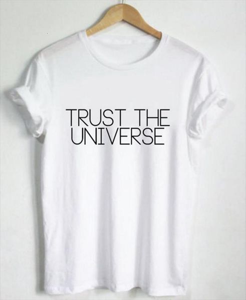trust the universe letters men print cotton funny for lady tee hipster drop ship z 625, White;black
trust the universe letters men print cotton funny for lady tee hipster drop ship z 625, White;black