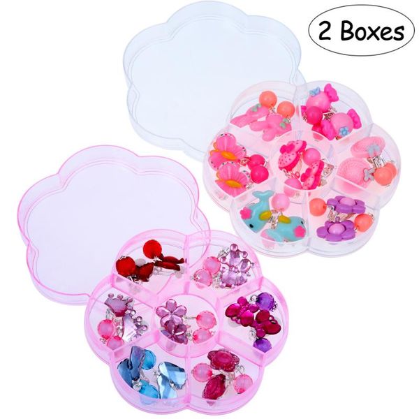 stud 14 pairs of young girls play earrings box set clip-on jewelry little kids accessories birthday gift for dress-up preten, Golden;silver
stud 14 pairs of young girls play earrings box set clip-on jewelry little kids accessories birthday gift for dress-up preten, Golden;silver