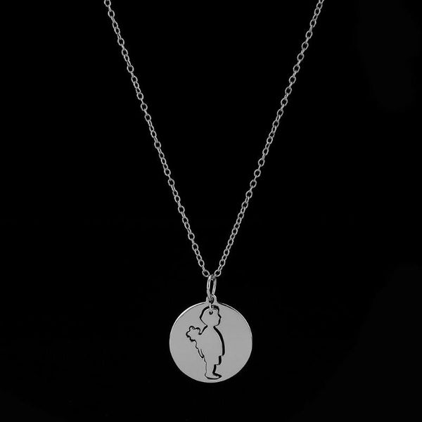 pendant necklaces couples lovers boy girl figure round necklace fashion party jewelry accessories charm clavicle gift, Silver
pendant necklaces couples lovers boy girl figure round necklace fashion party jewelry accessories charm clavicle gift, Silver