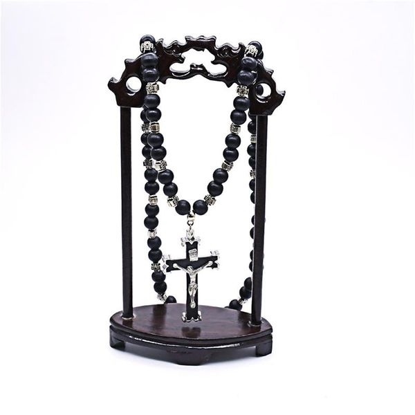pendant necklaces 27cm orthodox cross beads necklace christ's crucifix prayer for women men jewelry decoration, Silver
pendant necklaces 27cm orthodox cross beads necklace christ's crucifix prayer for women men jewelry decoration, Silver