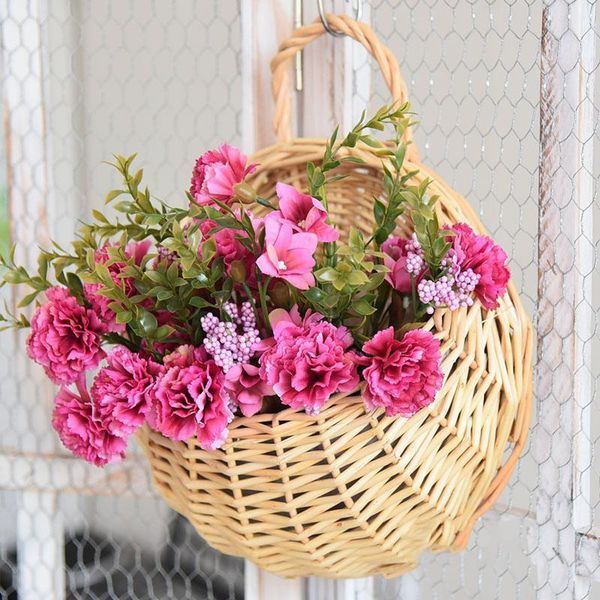 storage baskets hand made rattan eco-friendly wall hanging vase container basket wicker nest flower pot home decoration
storage baskets hand made rattan eco-friendly wall hanging vase container basket wicker nest flower pot home decoration