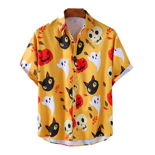 2021 korean mens vintage yellow summer hawaiian short sleeve shirt halloween pumpkin print beach shirts man oversized hemd qgvy, White;black
2021 korean mens vintage yellow summer hawaiian short sleeve shirt halloween pumpkin print beach shirts man oversized hemd qgvy, White;black