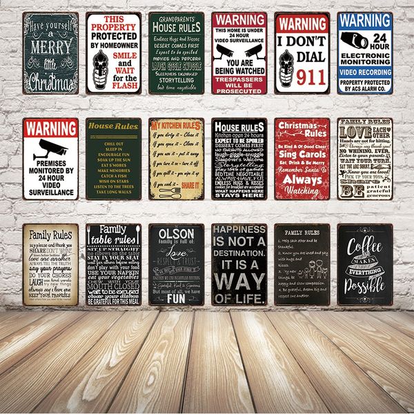 family kitchen warning and house rules metal sign tin poster home decor bar wall art painting 20*30 cm size dy38
family kitchen warning and house rules metal sign tin poster home decor bar wall art painting 20*30 cm size dy38