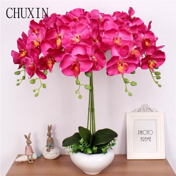 new large-size artificial silk 8 head butterfly orchid home living room floor decoration fake flower wedding scene layout
new large-size artificial silk 8 head butterfly orchid home living room floor decoration fake flower wedding scene layout