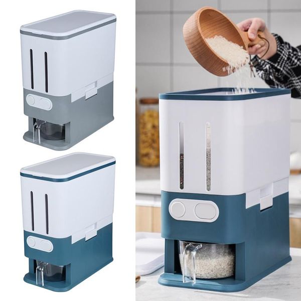 storage bottles & jars 10l large plastic airtight cereal dispenser, kitchen rice bucket flour nuts seasoning container box
storage bottles & jars 10l large plastic airtight cereal dispenser, kitchen rice bucket flour nuts seasoning container box