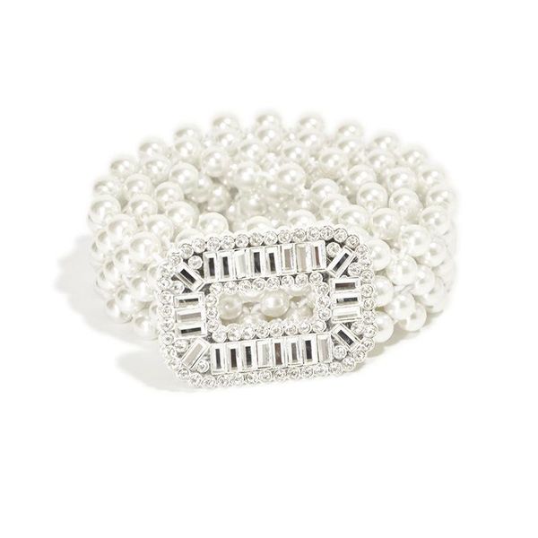 belts white rhinestone square buckle waist 2021 elegant imitation pearls beaded belt for women handmade dress straps waistband, Black;brown
belts white rhinestone square buckle waist 2021 elegant imitation pearls beaded belt for women handmade dress straps waistband, Black;brown