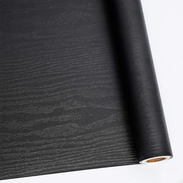 wallpapers black wood grain self-adhesive wallpaper film waterproof wall stickers kitchen wardrobe cabinet furniture renovation
wallpapers black wood grain self-adhesive wallpaper film waterproof wall stickers kitchen wardrobe cabinet furniture renovation