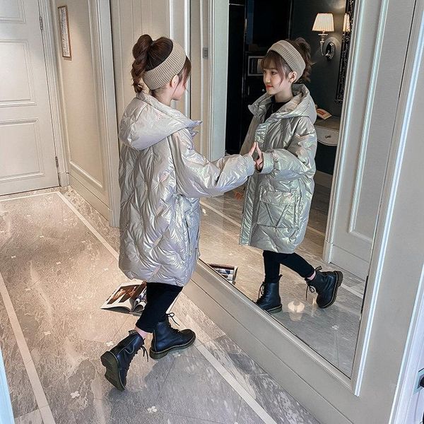 down coat children's winter cotton jacket for girls waterproof thicken warm hooded snowsuit champagne pink kids clothes 5-14, Blue;gray
down coat children's winter cotton jacket for girls waterproof thicken warm hooded snowsuit champagne pink kids clothes 5-14, Blue;gray