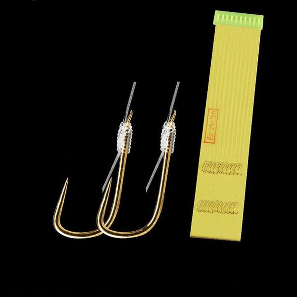 fishing hooks 10pcs/bag hook size 1#-6# high-carbon steel barbed fish golden sleeve double
fishing hooks 10pcs/bag hook size 1#-6# high-carbon steel barbed fish golden sleeve double