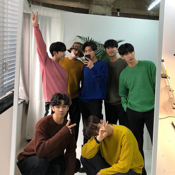 men's sweaters male round-neck loose sweater, thin korean thermal mesh sweater ga8a, White;black
men's sweaters male round-neck loose sweater, thin korean thermal mesh sweater ga8a, White;black