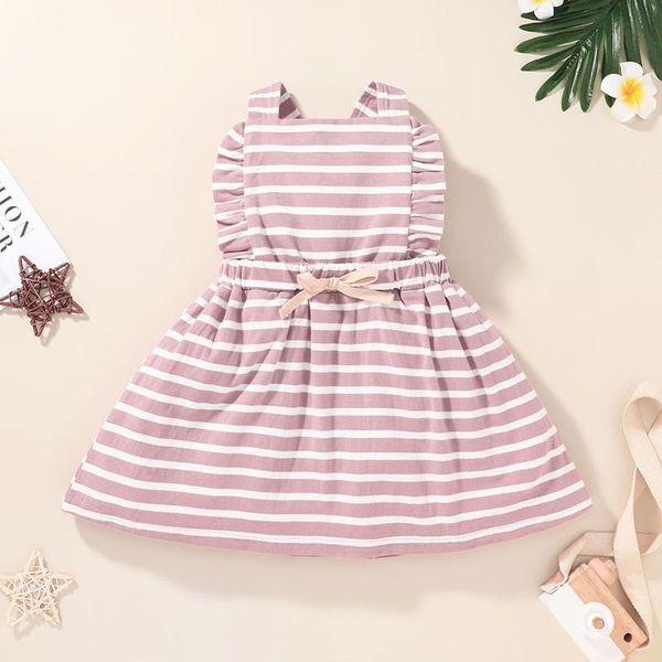 girl's dresses born infant baby girls summer suspender stripe ruffled princess dress clothes girl, Red;yellow
girl's dresses born infant baby girls summer suspender stripe ruffled princess dress clothes girl, Red;yellow