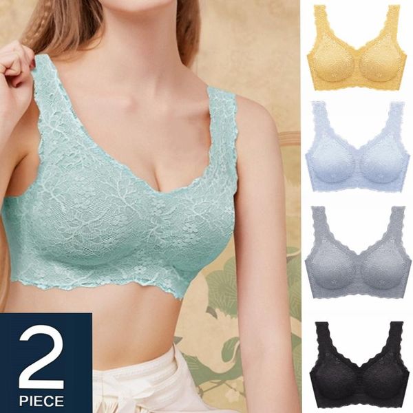 2pcs/lot seamless underwear thin wireless bra women laces wire bras push up pad brassiere female bralette lingerie, Red;black
2pcs/lot seamless underwear thin wireless bra women laces wire bras push up pad brassiere female bralette lingerie, Red;black