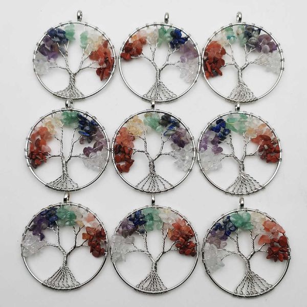 fashion charm tree of life 50mm 12pcs/lot tree chakra reiki healing natural stone pendant for jewelry making wholesale 210720, Bronze;silver
fashion charm tree of life 50mm 12pcs/lot tree chakra reiki healing natural stone pendant for jewelry making wholesale 210720, Bronze;silver