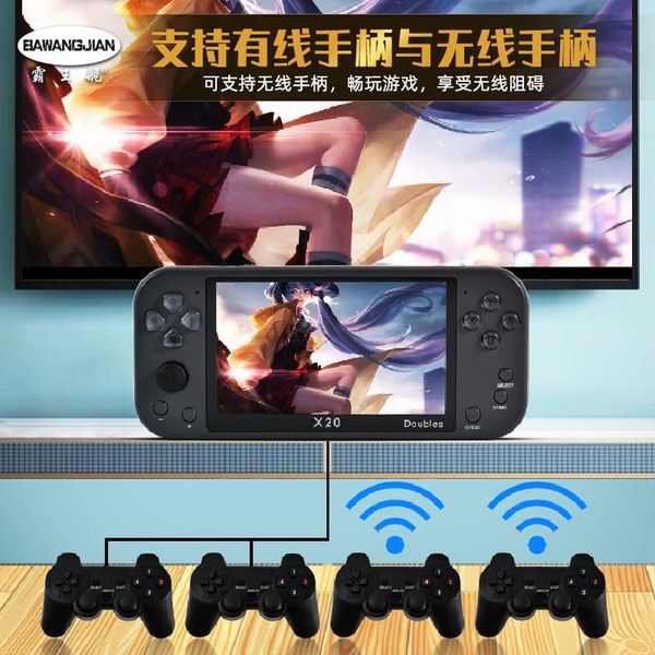 x20 video game 5.1 inch lcd double rocker portable handheld retro game console video mp4 player tf card for gba/nes 34200 games
x20 video game 5.1 inch lcd double rocker portable handheld retro game console video mp4 player tf card for gba/nes 34200 games