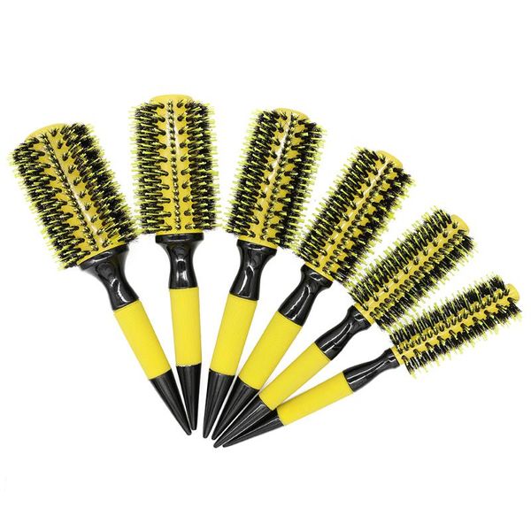 hair brushes 6 sizes professional round roller comb hairdressing curling ceramic iron barrel styling tools, Silver
hair brushes 6 sizes professional round roller comb hairdressing curling ceramic iron barrel styling tools, Silver