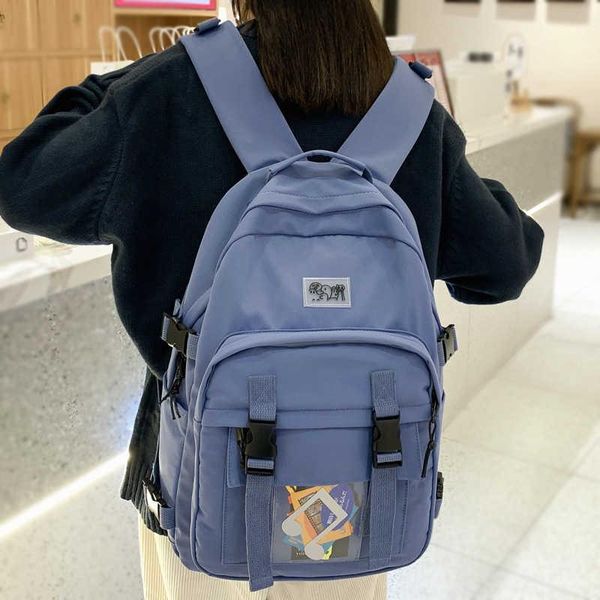 backpack skill water nylon female transparent pocket travel bag of college girl buckle
backpack skill water nylon female transparent pocket travel bag of college girl buckle