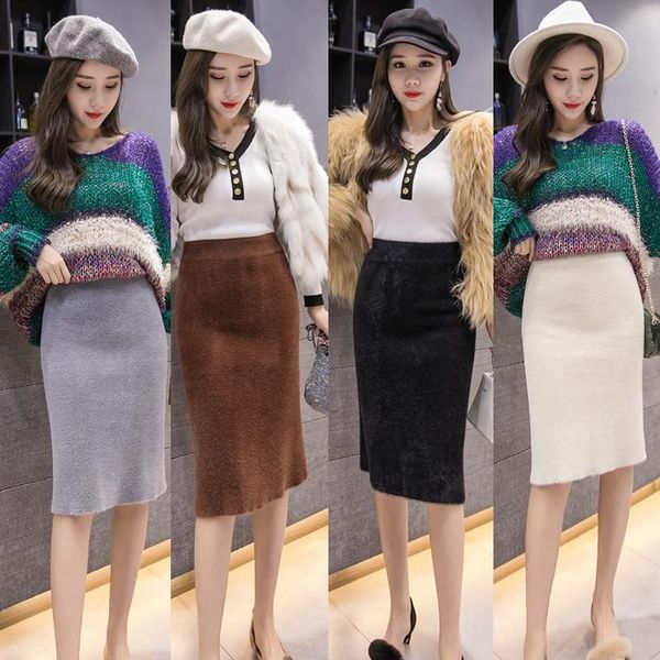 skirts tingyili mink cashmere pencil womens autumn winter warm knitted skirt with slit korean gray black beige knee length
skirts tingyili mink cashmere pencil womens autumn winter warm knitted skirt with slit korean gray black beige knee length