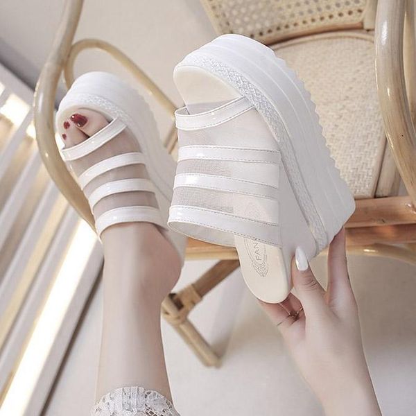 slippers women sandals wedges shoes for woman high heels summer 2021 flip flop chaussures femme platform, Black
slippers women sandals wedges shoes for woman high heels summer 2021 flip flop chaussures femme platform, Black