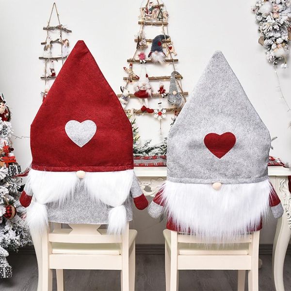 2 pcs christmas chair covers,santa hat chair back suit slipcovers for home dining room holiday party décor (grey+red)
2 pcs christmas chair covers,santa hat chair back suit slipcovers for home dining room holiday party décor (grey+red)