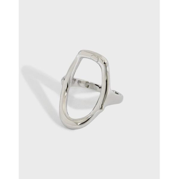 cluster rings shanice s925 sterling silver open ring  minimalist irregular hollow ellipse gold color geometric for women, Golden;silver
cluster rings shanice s925 sterling silver open ring  minimalist irregular hollow ellipse gold color geometric for women, Golden;silver