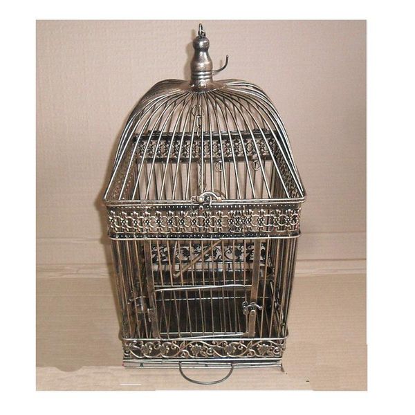 fashion parrot bird cage feed bird handing birdcage pet custom size black white copper color
fashion parrot bird cage feed bird handing birdcage pet custom size black white copper color