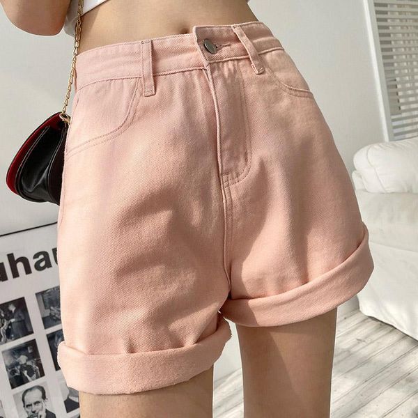 women's shorts solid high waist knee-length women denim summer 2021 casual vintage all-match streetwear trouser lady wide leg short jea, White;black
women's shorts solid high waist knee-length women denim summer 2021 casual vintage all-match streetwear trouser lady wide leg short jea, White;black