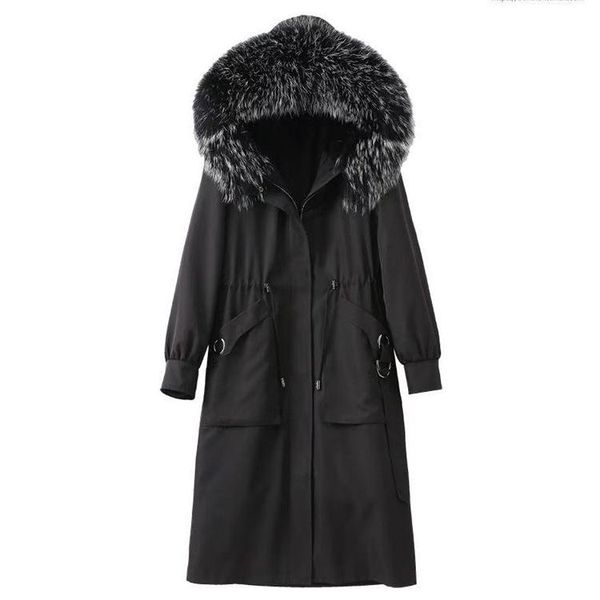 women's fur & faux winter style overcomes middle and long detachable liner raccoon dog collar to slim down, Black
women's fur & faux winter style overcomes middle and long detachable liner raccoon dog collar to slim down, Black