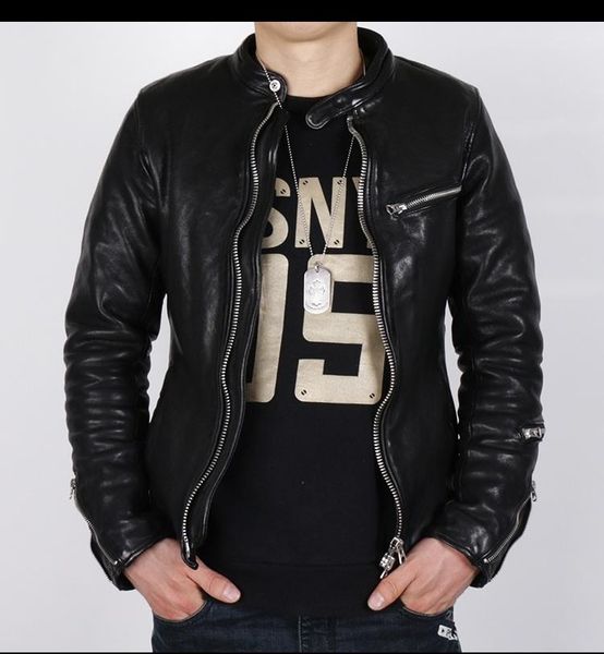 men's leather & faux .pakistan yrtanning sheepskin clothes.quality luxury motor biker jacket,mens fashion genuine coat,, Black
men's leather & faux .pakistan yrtanning sheepskin clothes.quality luxury motor biker jacket,mens fashion genuine coat,, Black