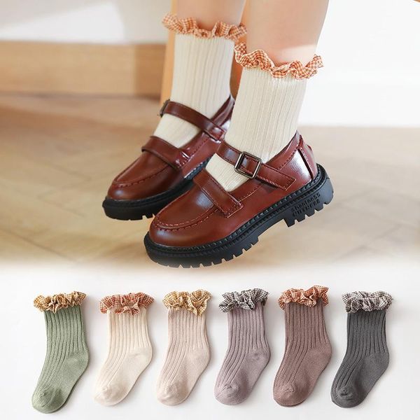 1 pair 0-8y spring autumn baby socks cute ruffle girls cotton sock anti slip princess style short toddler socks baby accessories, Pink;yellow
1 pair 0-8y spring autumn baby socks cute ruffle girls cotton sock anti slip princess style short toddler socks baby accessories, Pink;yellow