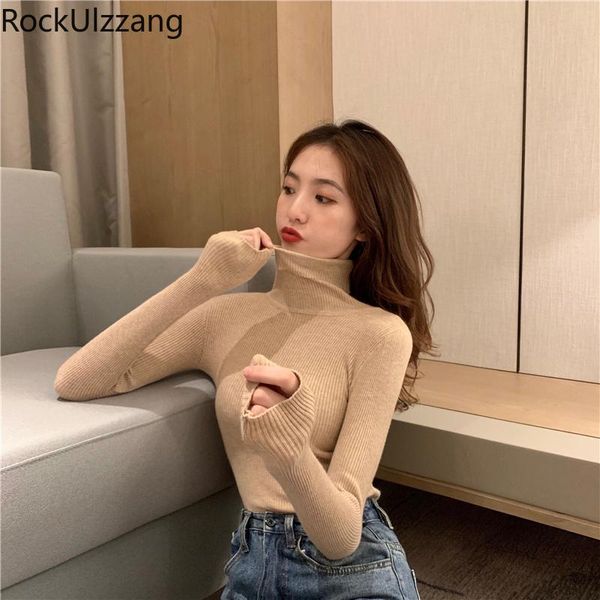 women's t-shirt high neck long sleeve solid stretch knit slim bandage fall winter warm tee tshirt korean turtleneck pull jumper, White
women's t-shirt high neck long sleeve solid stretch knit slim bandage fall winter warm tee tshirt korean turtleneck pull jumper, White