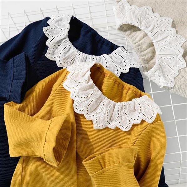 baby girl lace collar t shirt children blouse for girls autumn fashion princess long sleeve rib striped kids pullovers, Blue
baby girl lace collar t shirt children blouse for girls autumn fashion princess long sleeve rib striped kids pullovers, Blue