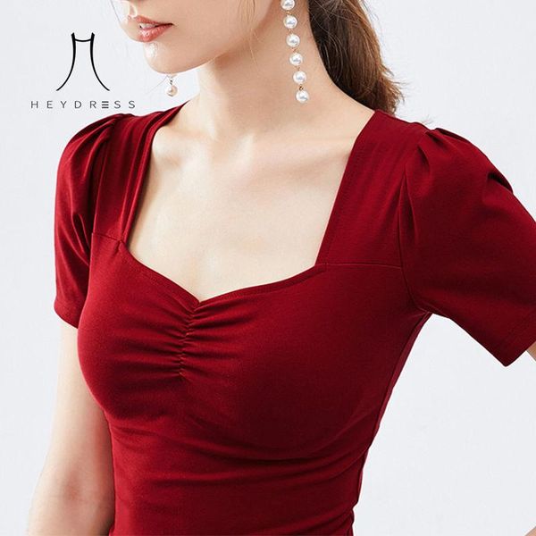 women's blouses & shirts heydress 2021 summer puff sleeve square collar blouse fashion formal plus size pleated design korean, White
women's blouses & shirts heydress 2021 summer puff sleeve square collar blouse fashion formal plus size pleated design korean, White